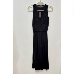 Side Slit Midi Sleeveless Dress